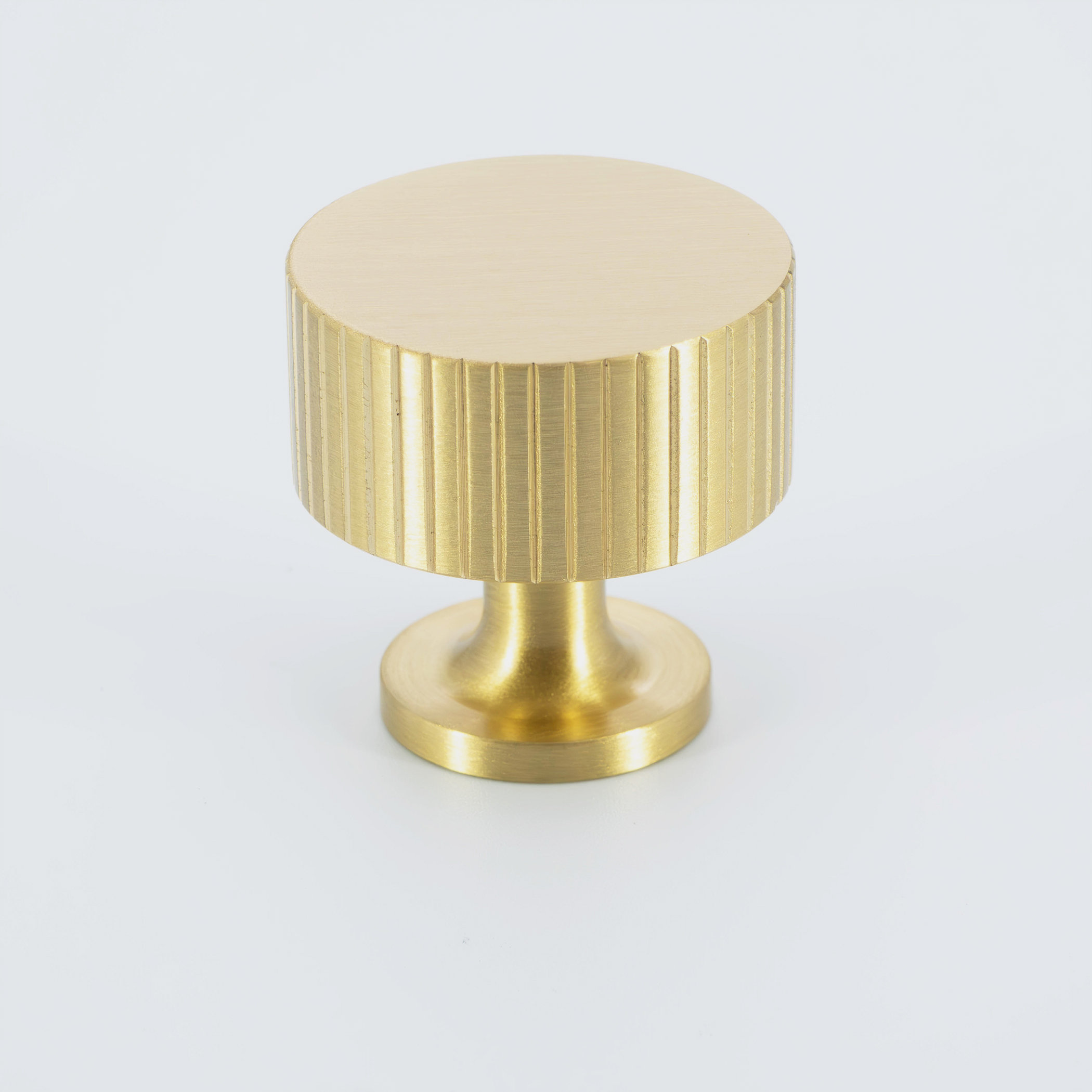 Simply Effortless Modern Solid Brass Cabinet Knob With Linear Accent ...