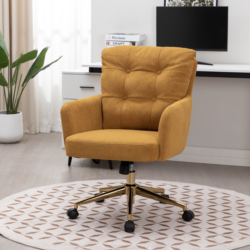 Fauteuil de bureau Zareon, Jaune