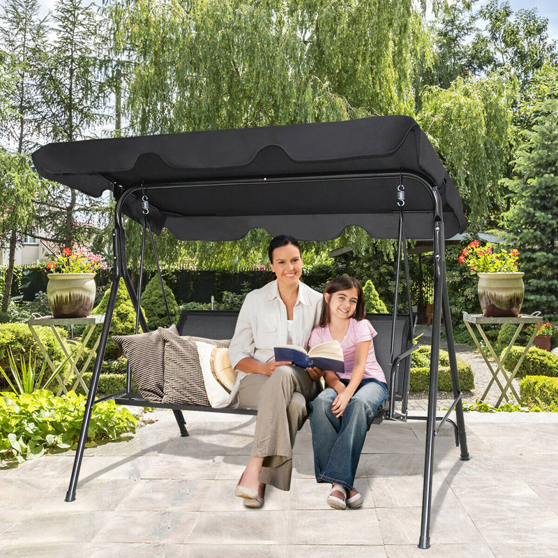 Galeville Porch Swing with Canopy