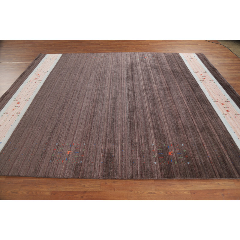 Tapis tribal brun Gabbeh 8