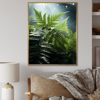 Wonderland Ferns In Green World VII, reproduction d'art sur toile