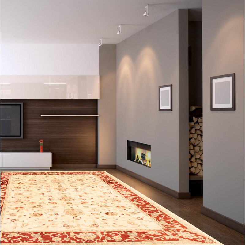 Tapis crème Peshawar Oushak 9 pi 1 po x 12 pi 0 po