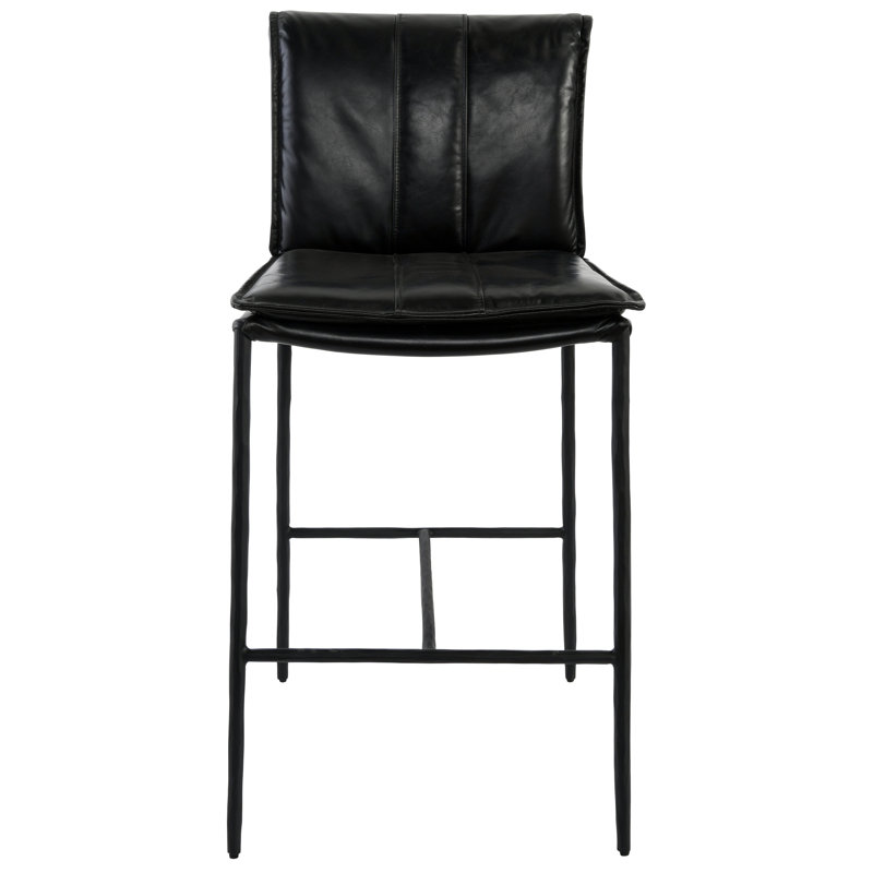 Mayer 26 Counter Stool Antique Brown, Counter Stool (27" Seat Height), Black