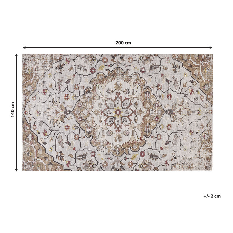 Hadid Oriental Hand Woven Area Rug, Rectangle 140 x 200cm