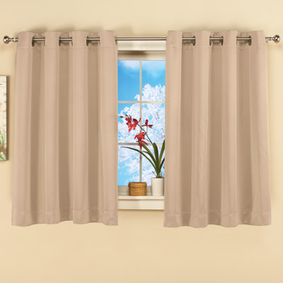 Abdualeem Tab Top Blackout Single Curtain Panel