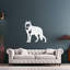 Décoration murale Silouhette of Wolf - ACM blanc (46 po x 44,66 po)-900491273-900491268