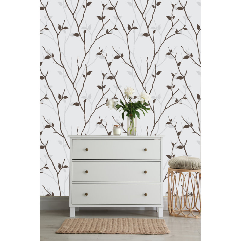 Goines Peel & Stick Floral Roll