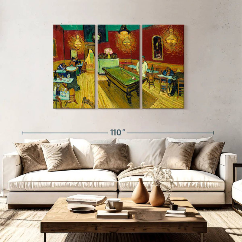 Senne The Night Cafe, 48" H x 74" W