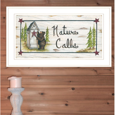«Nature Calls» par Mary Ann June, reproduction d'art sur papier encadrée