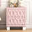 Mahzbin Velvet Nightstand with 2 Drawers-731903087