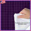 Édredon à motif pied-de-poule mauve-128700296