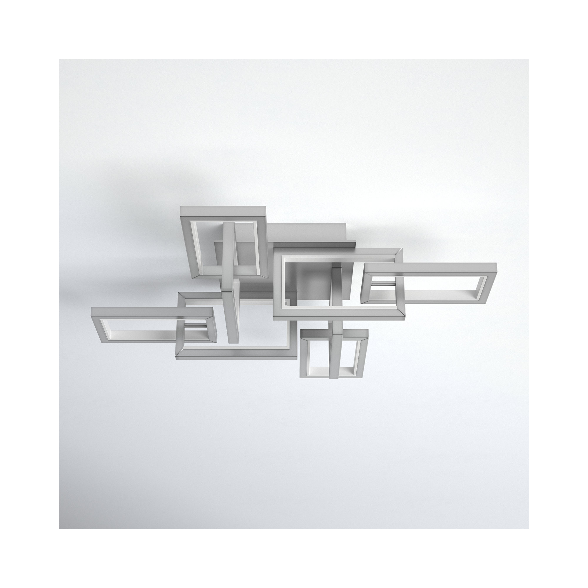 Sataria 8 Light Metal LED Flush Mount