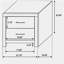 2 Drawers MDF Nightstand in Barrel Oak Finish