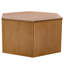 Table d'appoint contemporaine hexagonale contemporaine