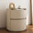 Khaki Solid Wood Saddle Leather Nightstand