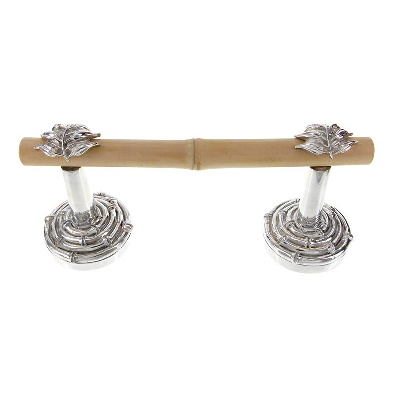 Palmaria Wall Mount Toilet Paper Holder, Polished Silver