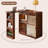 Comptoir de bar extensible 40,16 po