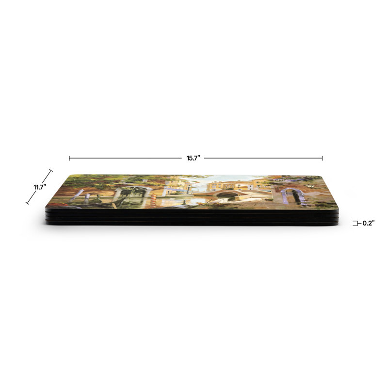 Pimpernel Venetian Scenes Placemats 15.7 X 11.7"