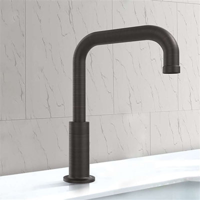 Oil Rubbed Bronze Touchless Bathroom Faucet with Infrared Sensor