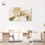 Ensemble de 2 décorations murales bohème Golden Blush Harmony-309849149