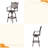 CAST ALUMINUM BAR STOOL