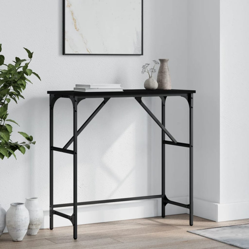Console Table, 75cm H x 75cm W x 32cm D, Sonoma Oak