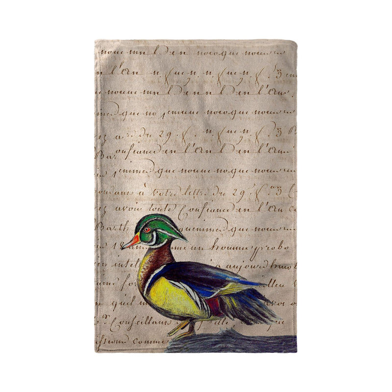 Serviette de plage mâle canard Clelie