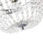 19cm H Acrylic Novelty Pendant Shade ( Screw On ) in Silver
