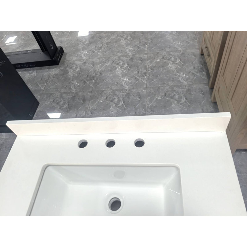 Meuble-lavabo de 30 po à dosseret en quartz
