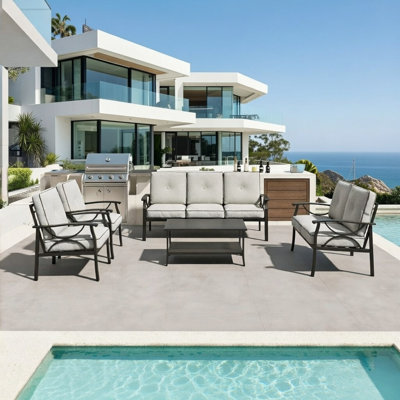 5-Piece Metal Patio Furniture Set