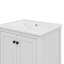 Meuble-lavabo compact 24 po avec lavabo, 1 tiroir et panneaux de rangement