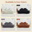 Canapé modulaire Boneless 77,95 po, causeuse courbée 2 places en chenille-471304988