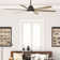 Gravity 6 - Blade Ceiling Fan with LED Light Kit and Handheld Remote and Wifi Smart Fan