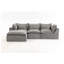 Canapé modulaire surdimensionné de 103,15 po de largeur avec canapé-lit modulaire True Relax Comfy-1940574253