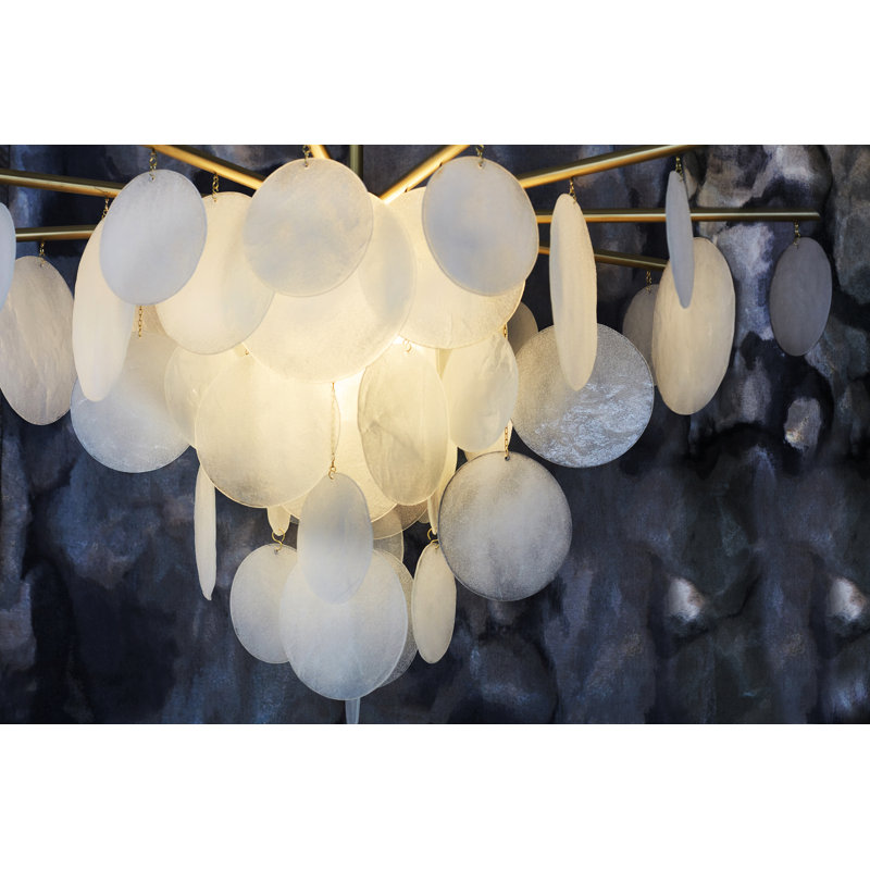 Lustre moyen Nimbus, Laiton satiné