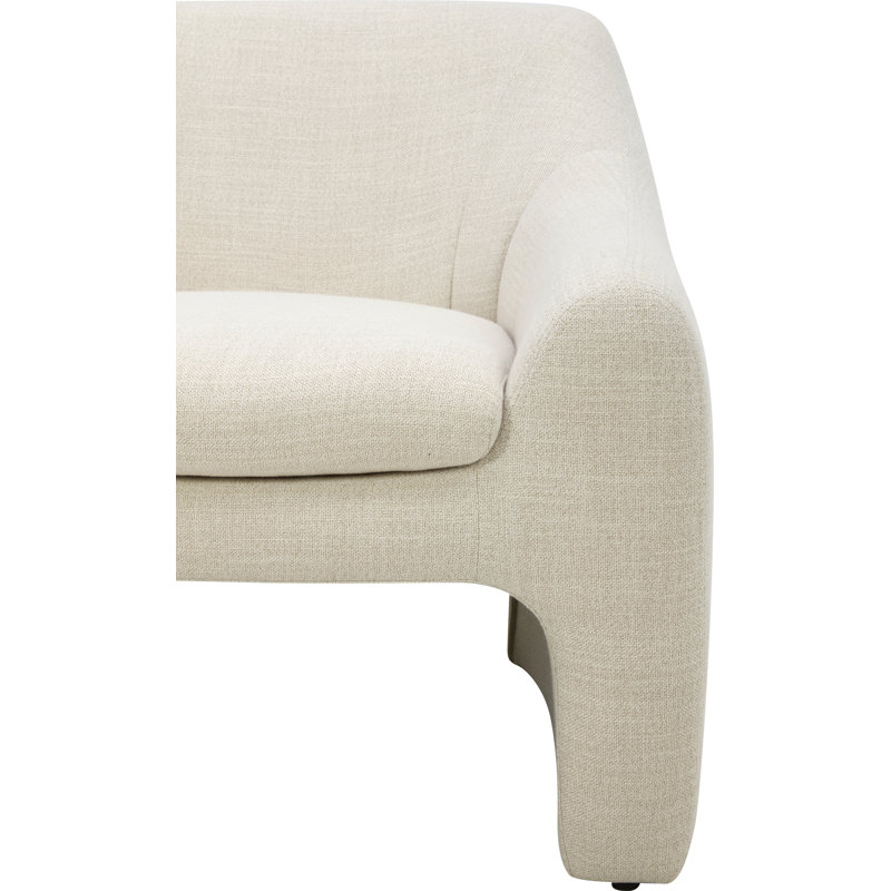 Armchair, Beige Linen