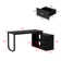 Fort Myers Reversible Multi-Functional Desk with Storage Drawers and Open Shelving
