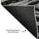 Premium Machine Washable Prisco Black Rug