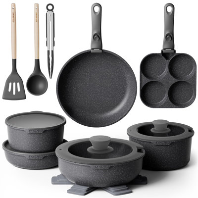 20 - Piece Non-Stick Aluminum Cookware Set