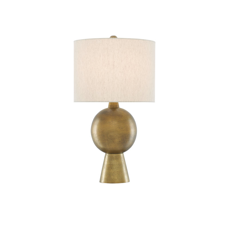 Lampe de table 27 po Rami, Laiton antique