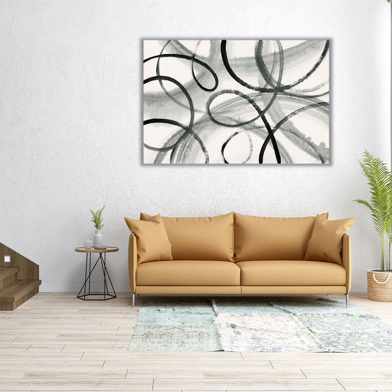 Calligraphie - reproduction d'art sur toile, H 20 po x l 30 po