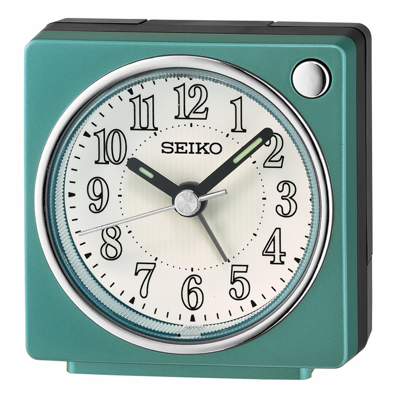 QHE197LLH Alarm Clock, Green, Dark Green