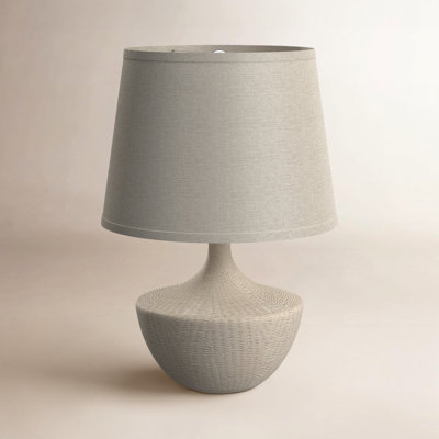 Basketweave Table Lamp