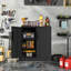 Extra-Wide Heavy-Duty Steel Storage Cabinet with Lock & 4 Adjustable Shelves - Large Metal Garage Locker for Tool Organization, Warehouse-1948383499-1948383500-1948383502