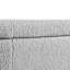 Banc de salon avec rangement - Revêtement gris et pieds en métal pour une expérience confortable