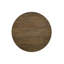 Table de salle à manger ronde en chêne patiné - poids de 95 lb, largeur de 47 po, plateau élégant de 45 mm de finition élégante