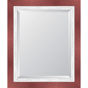 Wood Flat Wall Mirror