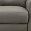 Upholstered 86 " Leather Match and Top Grain Leather Sofa