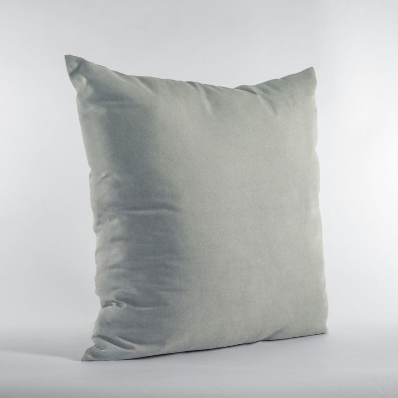 Reversible Throw Pillow, 18" x 18", Gray