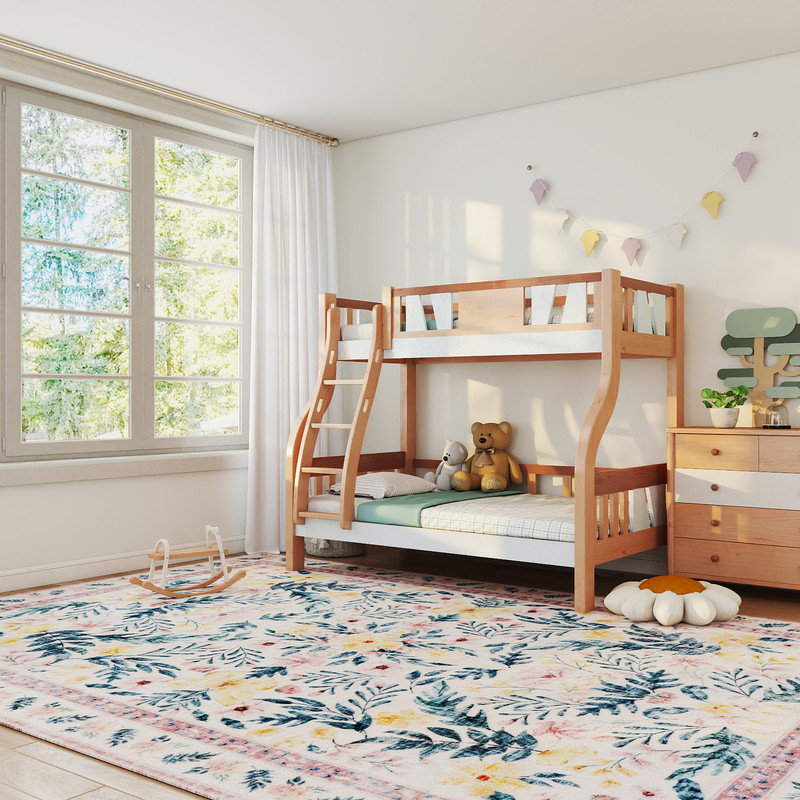 Tapis d'inspiration florale Botanical
